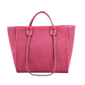 Cross Body Shein Bag - Rose Red
